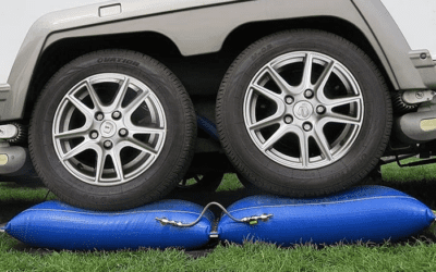 How to Level a caravan on Uneven Ground Without a Motor Mover